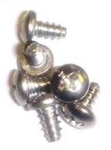 Self-Tapping Stainless for Blackface Chassis & Fiberboards/Dz.